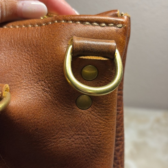 Genuine, leather tote bag custom-made - Picture 9 of 10